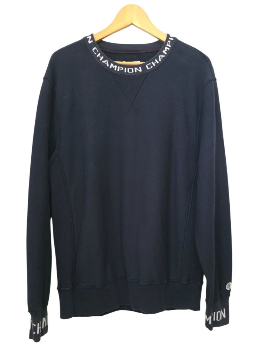 Todd Snyder x Champion Navy Crewneck Pullover Sweatshirt Men's L - Canada Made